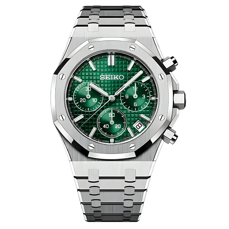 SEIKO MOD ROYAL OAK | GRÜNER CHRONO